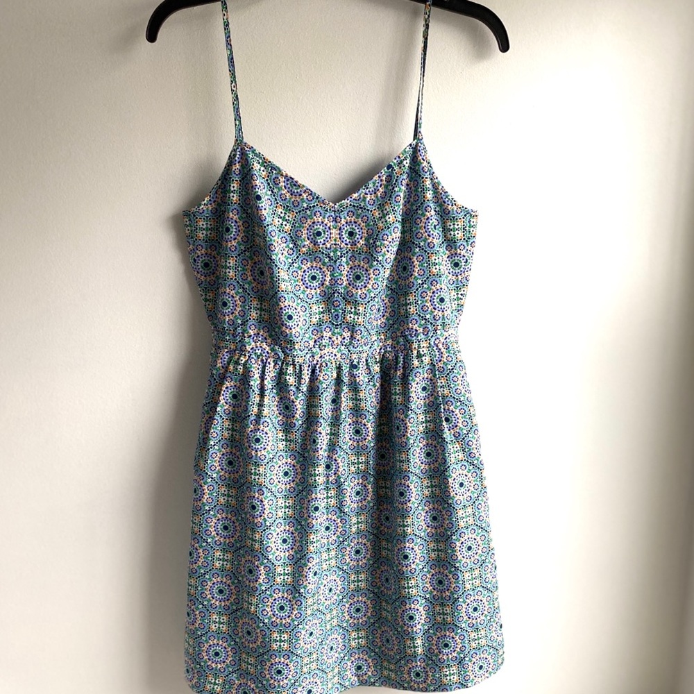 J crew spaghetti strap dress